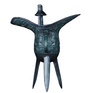 巩福海铜爵杯酒樽摆件工艺品仿古青铜器龙爵杯凤爵杯装饰摆件礼品