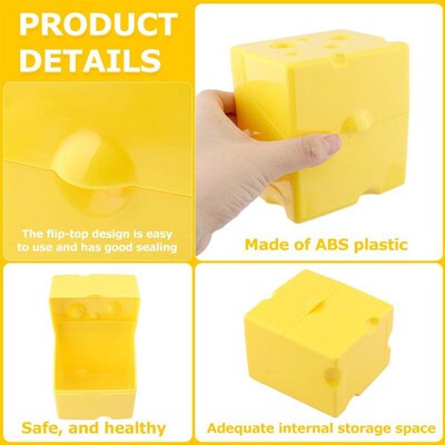 Sliced Cheese Storage Container Flip Top Fridge Organizer