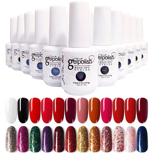 Clou Beaute Base And Top Coat Gel Nail Polish UV 15ml Transp