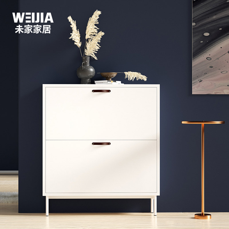 未家实木翻斗超薄鞋柜门口家用薄柜大容量收纳储物鞋柜玄关柜一体,住宅家具,鞋柜,淘宝优惠券,粉丝福利购,淘宝优惠卷