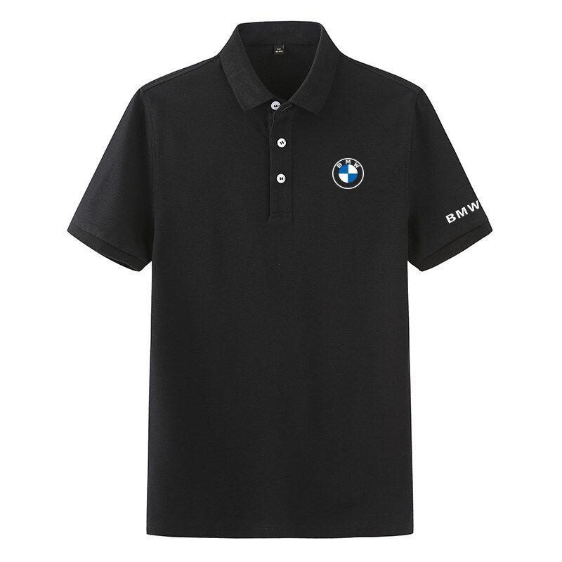新款宝马工作服短袖POLO衫翻领男女夏季汽车4S店员工销售工装定制