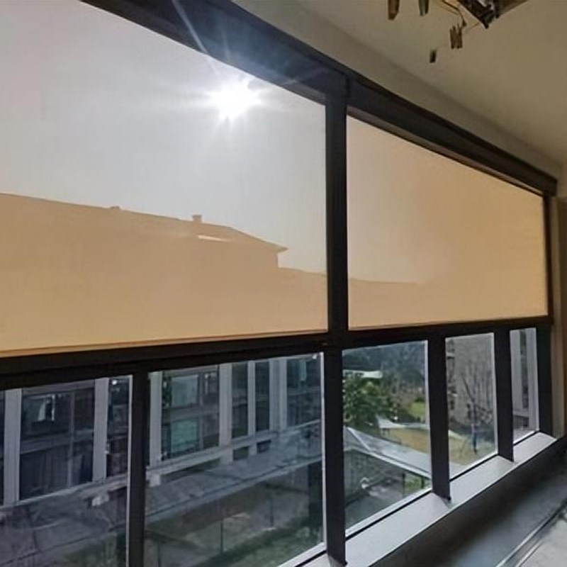 电动防风卷帘封阳台防雨隔热凉亭茶室窗帘防蚊挡雨智能升降遮阳帘