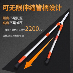 园艺花剪绿化修剪树枝修花修枝剪花木剪草修草坪绿篱剪强力大剪刀