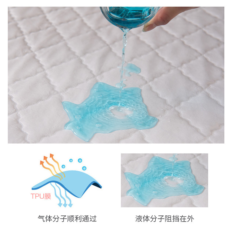 防水床垫儿童隔尿垫防滑床护垫防尘罩可折叠老年人家用隔尿软床褥