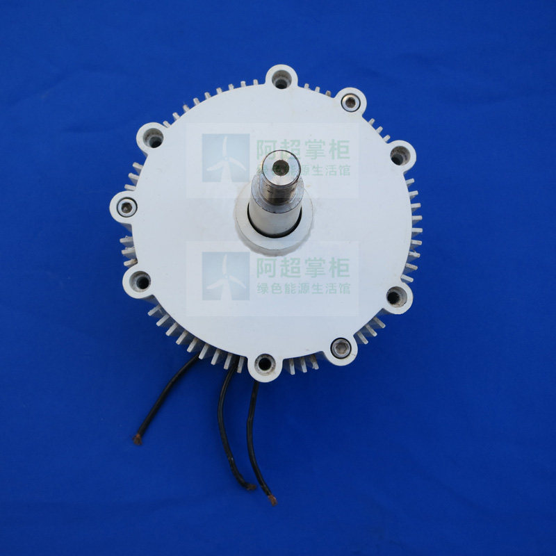低扭矩永磁400W三相风力发电机 风力发电专用 超低速发电24V/12V