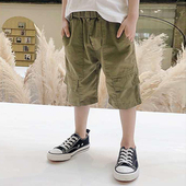 夏天短裤 衣服纸样 纸样 父子装 男装 儿童亲子装 打板裁剪图纸 BK062