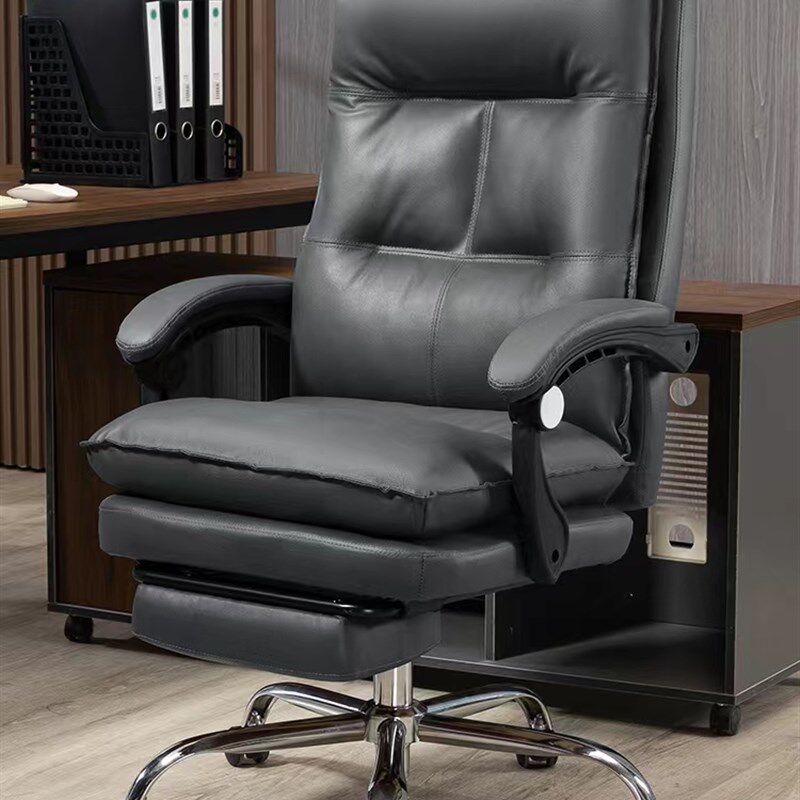 电脑椅老板椅办公椅舒适久坐家用可躺按摩座椅书房椅升降靠背椅子