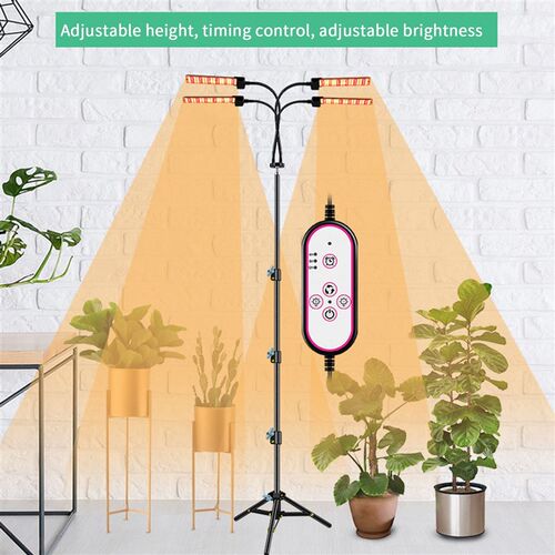 Plant Growth Four Head LED Plant Grow Lamp With Clip 360-deg