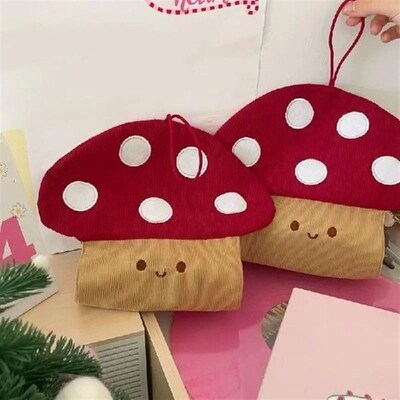 4X7B Hangable Mushroom Tissue Box Holder Accessory for
