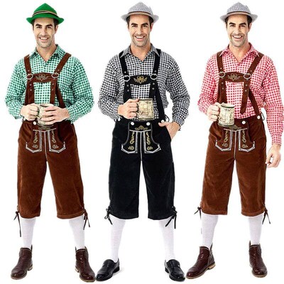 Male Oktoberfest Lederhosen Costume Bavarian Octoberfest Ger
