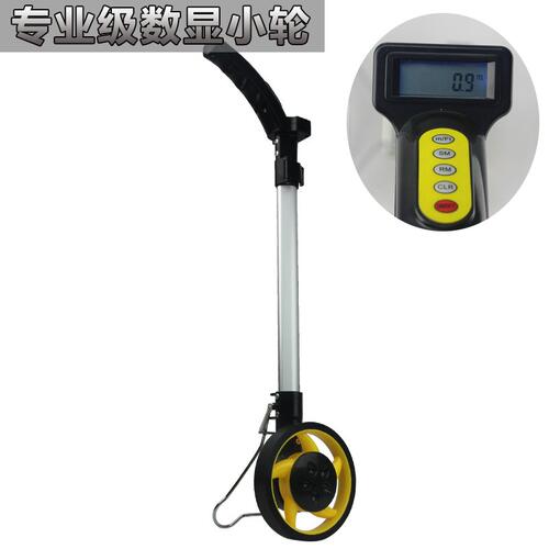Hand push wheel type measuring ruler rolling ruler distance