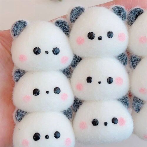Cute Panda Head Squeeze Toy Relief Pressure Slow Rebound Pan