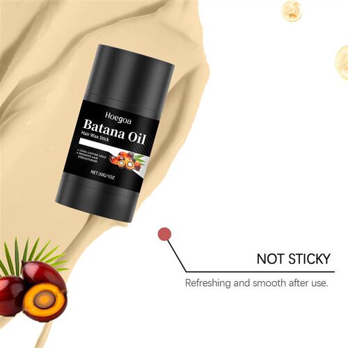 HOEGOA Batana Hair Wax Stick - Portable Styling, Frizz Contr