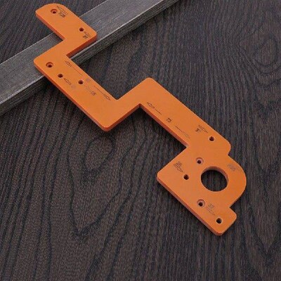 Invisible Embedded Handle Slotting Template For Wardrobe
