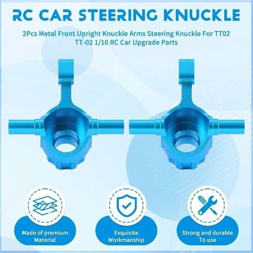 Y02A2Pcs Metal Front Upright Knuckle Arms Steering Knuckle