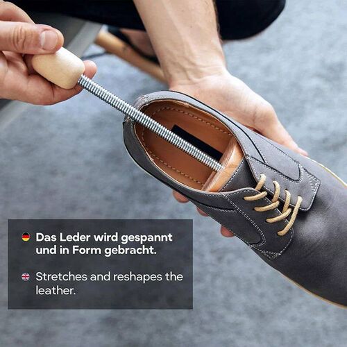 Repacego 2 Pc Wooden Shoe ree Uniex High-grade Spring Shoe A