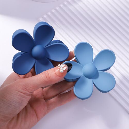 New Fashion Blue Korean Hair Clip Large Size Hair Claw Clip