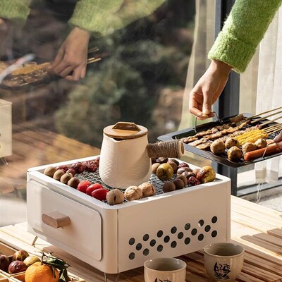 Square grill Grill Grill Outdoor camping cookware 烧烤炉