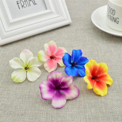 50Pcs Cheap Silk Rose Head Orchid Artificial Flowers for Hom