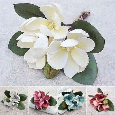 Simulation Magnolia Fresh-keeping Eye-catching Pretty Table