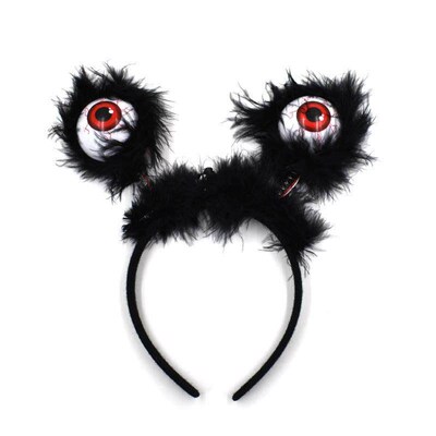A glowing Halloween tiara eyes of terror Costume party