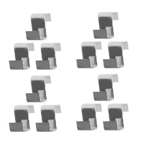 100pcs Greenhouse Fixing Clips Z-type Stainless Steel