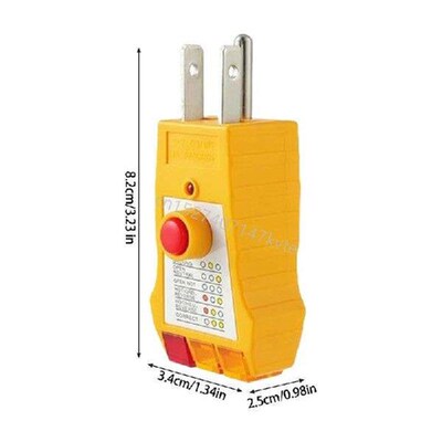 High Performances Outlets Circuit Tester Ensuring Proper