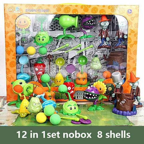 Plants vs Zombies 2 Playset Cactus Peashooter Coconut Cannon