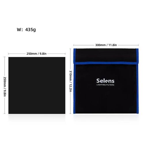 Selens 20PCS Color Gel Filters 25*25/10*7cm Lighting Filters