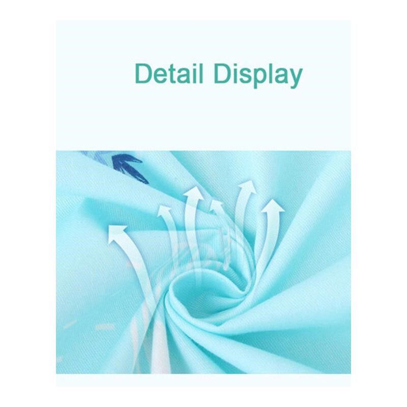 Print Baby Bed Bumper Double-faced Detachable Newborn Crib A - 实物图