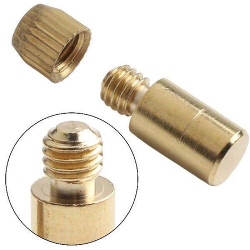 5pcs Brass Brackets Shelf Support Studs Pegs Pins Plugs