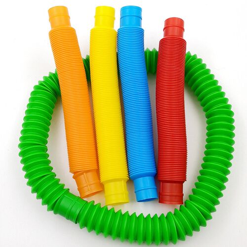 5Pcs Mini Pop Tubes Sensory Toy for Adult Fidget Stress Reli