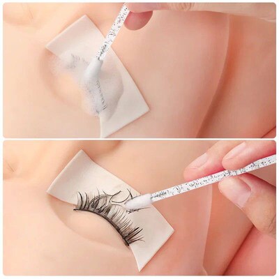 50Pc Crystal Eyelashes brush Individual Lash Removing