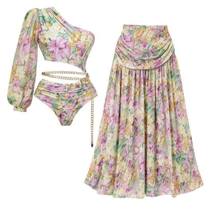 2024 Fashion Swimwear Women With Skirt Bathing Suit Summer N