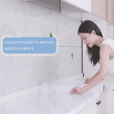 Kitchen Wall Stickers Waterproof Heatproof Marble Self Adhes