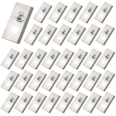 36Pcs Metal Replacement Blades with Washers & Screw Double