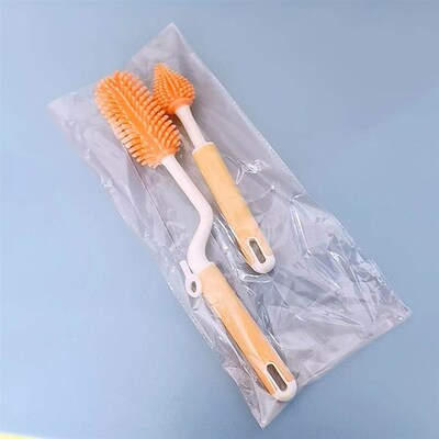Silicone Bottle Brush 360 Degree Rotation Baby Pacifier Cup