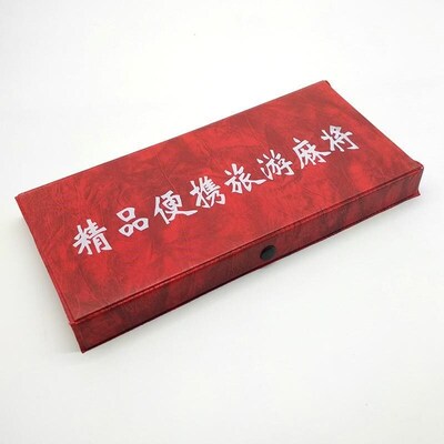 souvenir chinese mahjong game set english descrip wood case