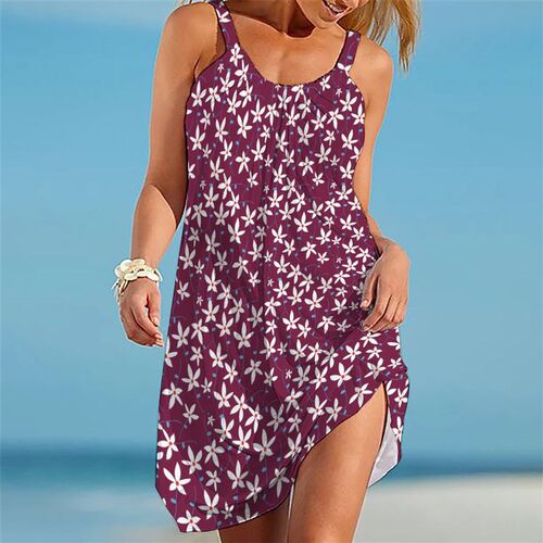 Summer Flower Elegant Pattern Art Women Clothes Beachwear