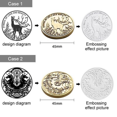 Large Desktop Embosser Steel Stamp Customized Graduation