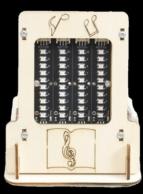 酷炫音乐灯光律动rduino创意作品 声音传感器控制RGB彩灯 灯珠5V