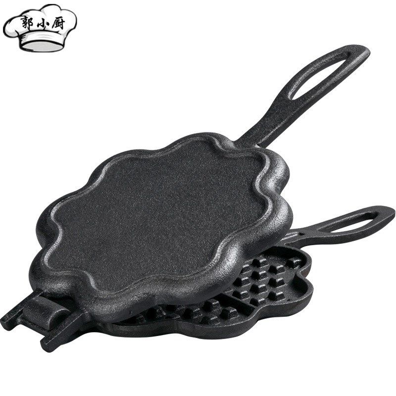 铸铁华夫饼模具无涂层不粘家用商用华夫饼DIY烘焙模具出口原单,厨房/烹饪用具,烘焙模具,淘宝优惠券,粉丝福利购,淘宝优惠卷