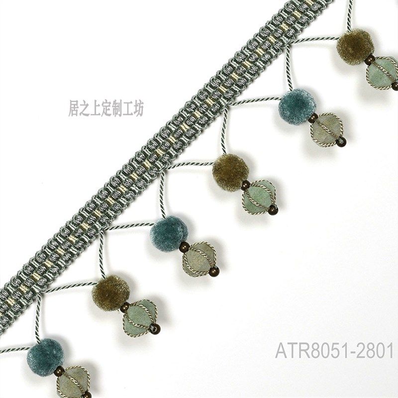 【一米价】花边纯手工绒球现代风格幅宽7mm层吊球磨砂多色可选,居家布艺,花边/蕾丝,淘宝优惠券,粉丝福利购,淘宝优惠卷