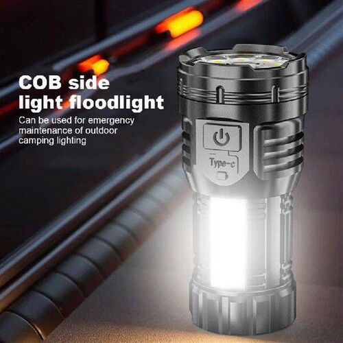 9LED Camping Lantern with COB Side Light Inspection