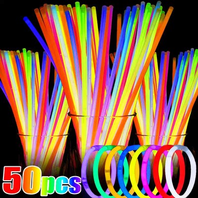 Party Glow Sticks Fluorescence Light Glow In The Dark Bracel