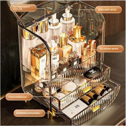 Desktop Cosmetic Storage Box Large Capacity Drawer Type Skin