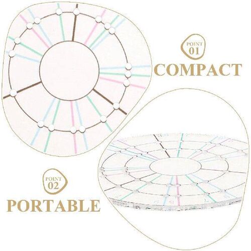 Ceramic Round Divider Triangle Circle Pottery Disc Repair
