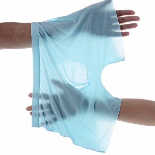 Mens Ice Silk Underwear One-piece Lightweight Underwear Fol