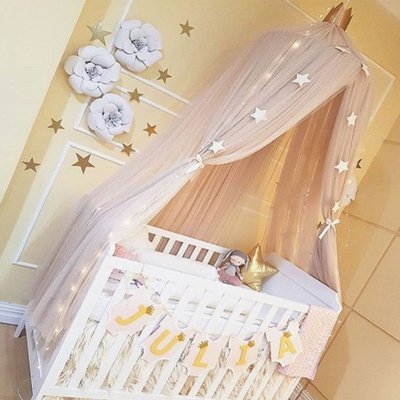 Mosquito Net Hanging Tent Star Decoration Baby Bed Crib Cano