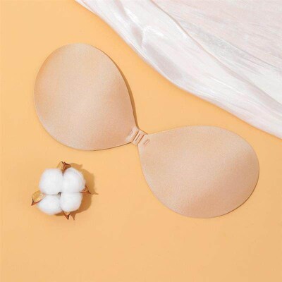 ilicone Seamless Front Closure Sticky Backless Strapless Bra